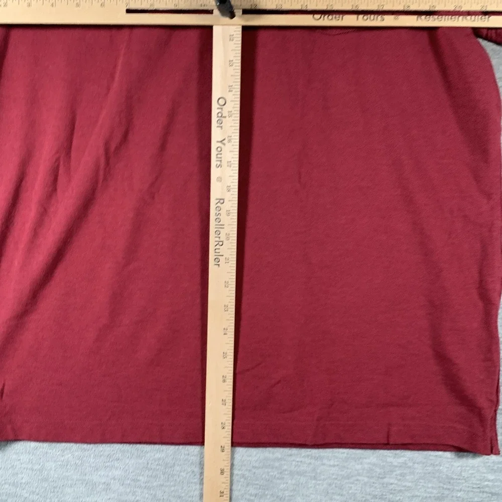 Banana Republic Polo Shirt Mens XL Red Performance Pique Pocket Stretch